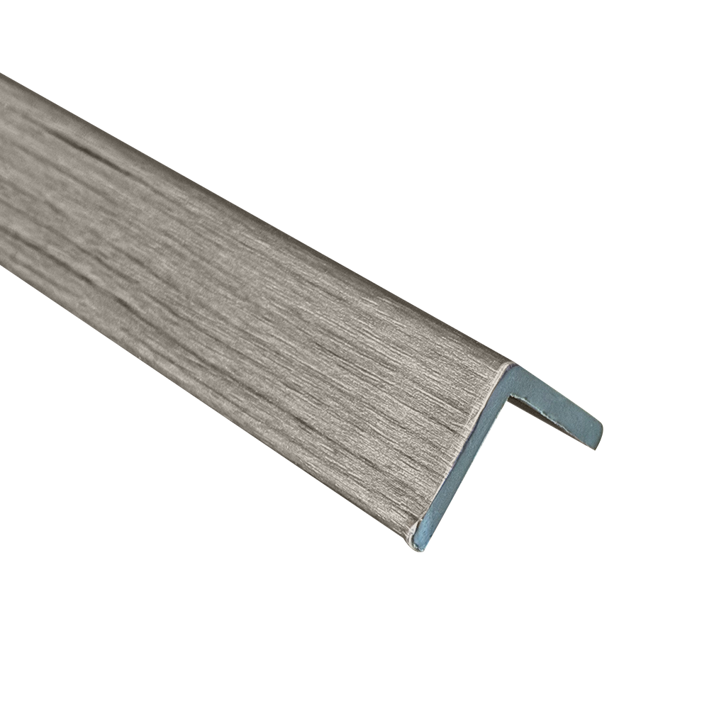 GUIA TERMINACION WALL PANEL WPC 25X25 GRIS PARDO