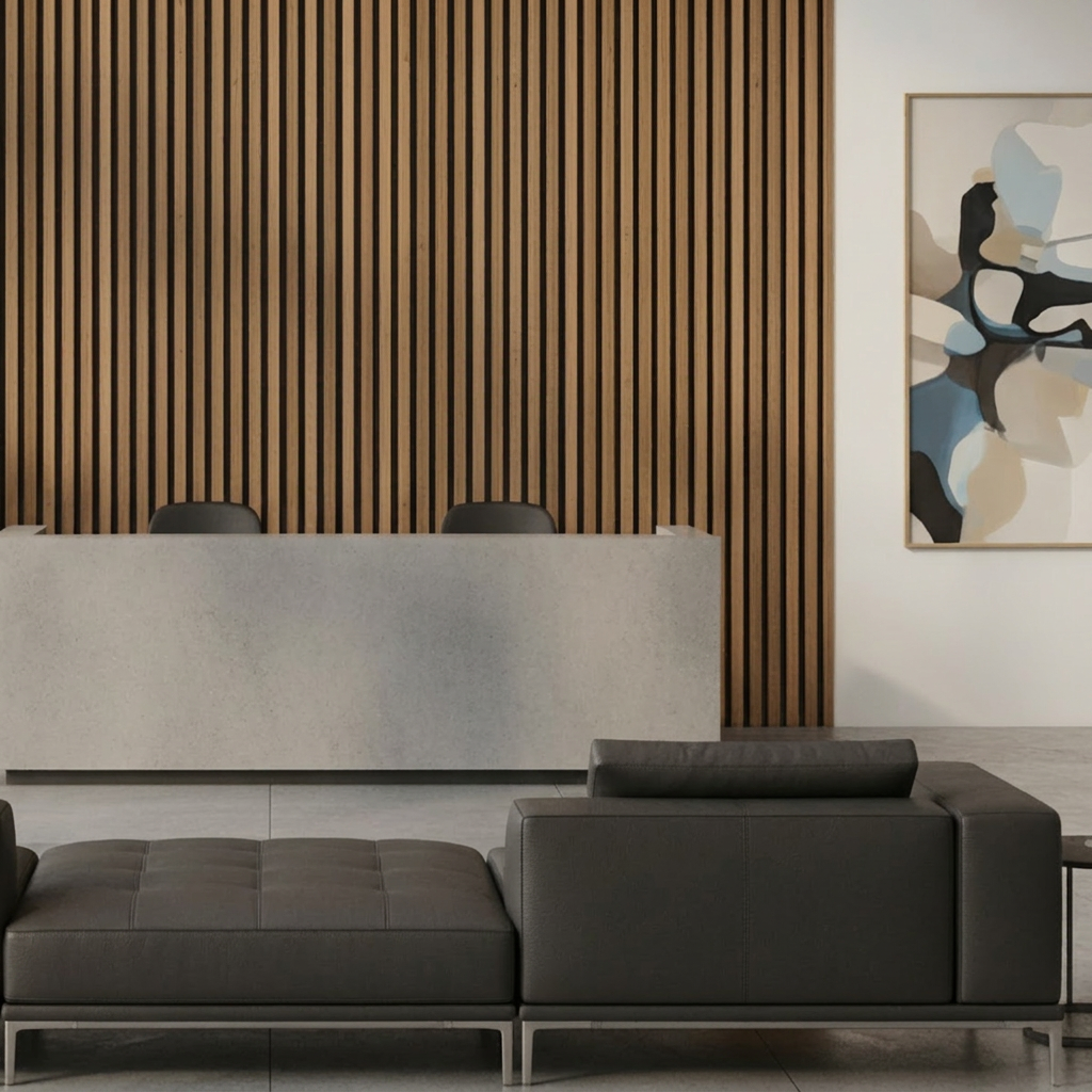 WALL PANEL FONDO NEGRO WPC 210X20X2400 Arena