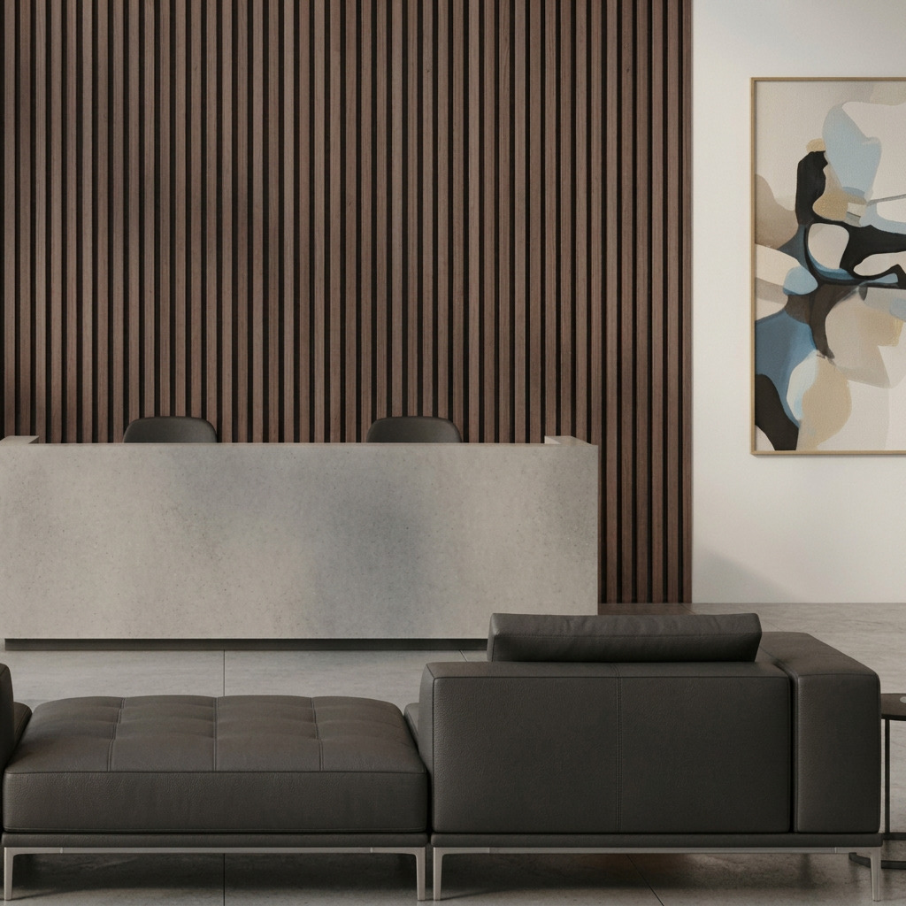 WALL PANEL FONDO NEGRO WPC 210X20X2400 Ocre