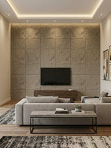 Panel Piedra Pu Surt. 60X120Cm Gris Intenso