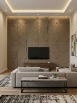 Panel Piedra Pu Surt. 60X120Cm Gris Oscuro